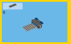 LEGO 31008 instructions page 6 – build guide