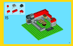 LEGO 31009 instructions page 21 – build guide