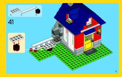 LEGO 31009 instructions page 73 – build guide