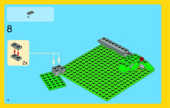 LEGO 31009 instructions page 10 – build guide