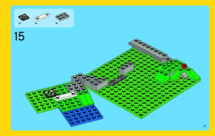 LEGO 31009 instructions page 17 – build guide