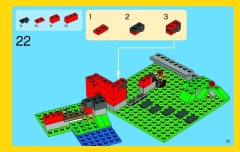 LEGO 31009 instructions page 25 – build guide