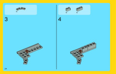 LEGO 31009 instructions page 24 – build guide