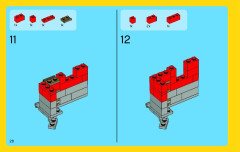 LEGO 31009 instructions page 28 – build guide