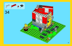 LEGO 31009 instructions page 45 – build guide