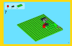 LEGO 31009 instructions page 9 – build guide