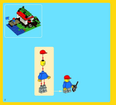 LEGO 31010 instructions page 2 – build guide