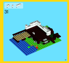 LEGO 31010 instructions page 33 – build guide
