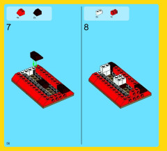 LEGO 31010 instructions page 56 – build guide