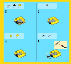 LEGO 31010 instructions page 3 – build guide