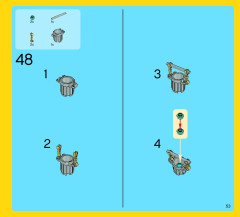 LEGO 31010 instructions page 53 – build guide