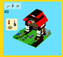 LEGO 31010 instructions page 55 – build guide