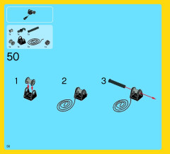 LEGO 31010 instructions page 56 – build guide