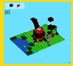 LEGO 31010 instructions page 25 – build guide