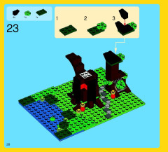 LEGO 31010 instructions page 28 – build guide