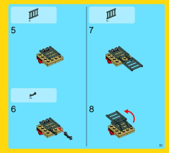 LEGO 31010 instructions page 35 – build guide