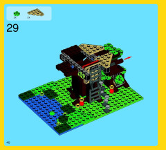 LEGO 31010 instructions page 40 – build guide