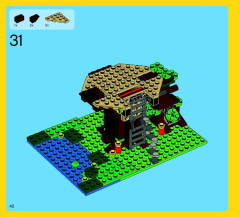 LEGO 31010 instructions page 42 – build guide