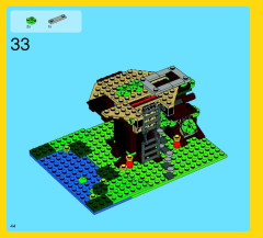LEGO 31010 instructions page 44 – build guide