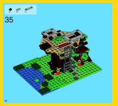 LEGO 31010 instructions page 46 – build guide