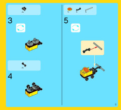 LEGO 31010 instructions page 5 – build guide