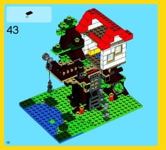 LEGO 31010 instructions page 68 – build guide