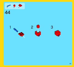 LEGO 31010 instructions page 69 – build guide