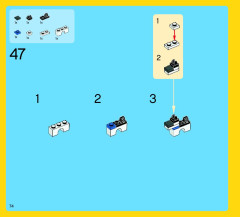 LEGO 31010 instructions page 74 – build guide