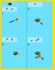 LEGO 31011 instructions page 14 – build guide