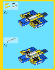 LEGO 31011 instructions page 21 – build guide