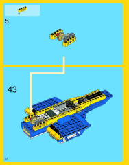 LEGO 31011 instructions page 38 – build guide