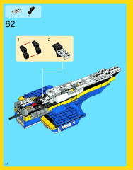 LEGO 31011 instructions page 54 – build guide