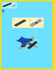 LEGO 31011 instructions page 6 – build guide