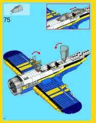 LEGO 31011 instructions page 74 – build guide