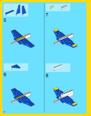 LEGO 31011 instructions page 76 – build guide