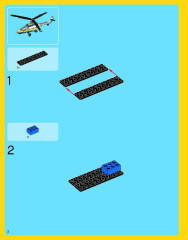 LEGO 31011 instructions page 2 – build guide