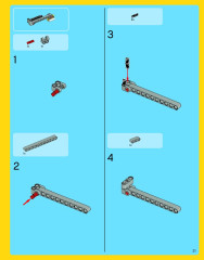 LEGO 31011 instructions page 21 – build guide