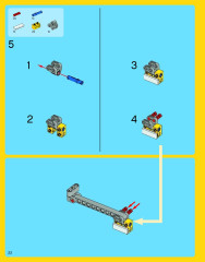 LEGO 31011 instructions page 22 – build guide