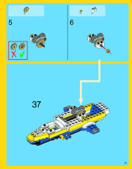 LEGO 31011 instructions page 27 – build guide