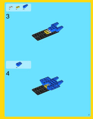 LEGO 31011 instructions page 3 – build guide