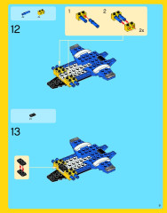 LEGO 31011 instructions page 9 – build guide