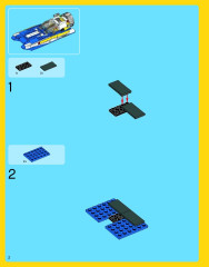 LEGO 31011 instructions page 2 – build guide