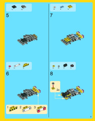 LEGO 31012 instructions page 9 – build guide