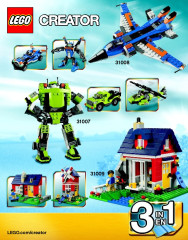 LEGO 31012 instructions page 53 – build guide
