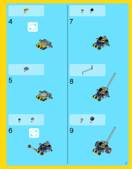 LEGO 31012 instructions page 3 – build guide