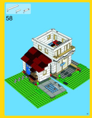 LEGO 31012 instructions page 61 – build guide