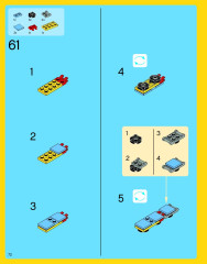 LEGO 31012 instructions page 72 – build guide