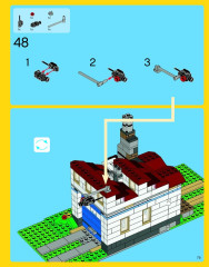LEGO 31012 instructions page 75 – build guide