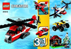 LEGO 31013 instructions page 1 – build guide