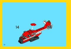 LEGO 31013 instructions page 10 – build guide